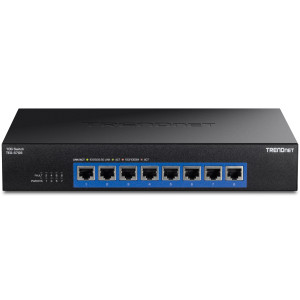 TRENDnet TEG-S708 8-Port Ethernet Switch, 10G RJ-45 ports, 160Gbps switching capacity